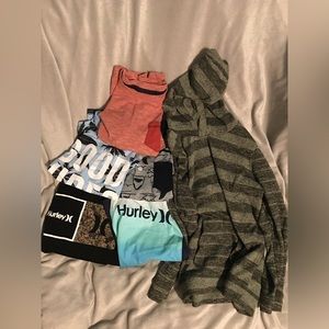6 for $30 - Boys Hurley / Beachy bundle - Size M